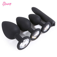 Load image into Gallery viewer, Black Bullet Anal Plug Unisex