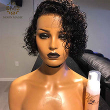 Load image into Gallery viewer, 13x4 Short Bob Wig Lace Front Human Hair Pixie Cut Lace 250 Density