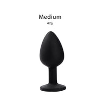 Load image into Gallery viewer, Black Bullet Anal Plug Unisex