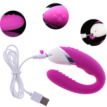 Load image into Gallery viewer, 12 Speed Powerful Modes USB Rechargable G-Spot Dildo