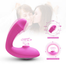 Load image into Gallery viewer, Sucking Vibrator Dildo