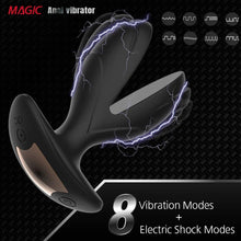 Load image into Gallery viewer, Electric Shock Pulse Prostate Massager with Remote Control