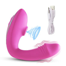 Load image into Gallery viewer, Sucking Vibrator Dildo