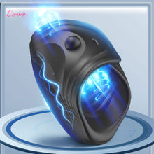 Load image into Gallery viewer, Male Masturbator Adjustable Vibrator Trainer Glans