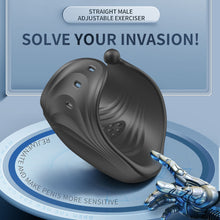 Load image into Gallery viewer, Male Masturbator Adjustable Vibrator Trainer Glans