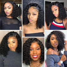 Load image into Gallery viewer, Brazilian Curly Bob Human Hair Lace