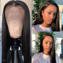 Load image into Gallery viewer, 360 Brazilian Remy Straight Lace Front Human Hair