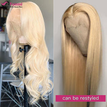 Load image into Gallery viewer, 613 Honey Blonde Lace Front Transparent Body Wave Part Lace 28 inch Human Hair