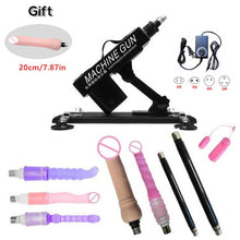 Load image into Gallery viewer, Automatic Sex Machine With Dildo Attachments