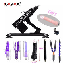 Load image into Gallery viewer, Automatic Sex Machine With Dildo Attachments