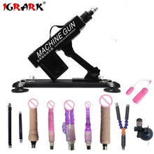 Load image into Gallery viewer, Automatic Sex Machine With Dildo Attachments