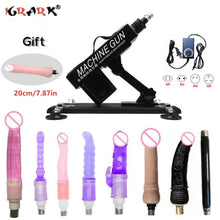 Load image into Gallery viewer, Automatic Sex Machine With Dildo Attachments