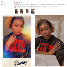 Load image into Gallery viewer, Colored Human Hair T Part 1b/27 Blonde Lace Front Remy130%