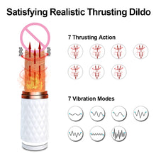 Load image into Gallery viewer, Thrusting Dildo Vibrator Automatic G Spot with Suction Cup