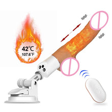 Load image into Gallery viewer, Thrusting Dildo Vibrator Automatic G Spot with Suction Cup