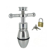 Load image into Gallery viewer, Stainless Steel Anal Dilator Ass Expanding Chastity Device For Women Men Couples
