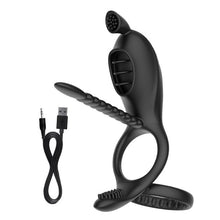 Load image into Gallery viewer, New 10 Speed Penis Ring Vibrator For Men