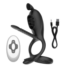 Load image into Gallery viewer, New 10 Speed Penis Ring Vibrator For Men