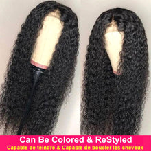 Load image into Gallery viewer, Curly Human Hair 30 Inch Lace closure Remy 180 Peruvian