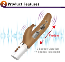 Load image into Gallery viewer, New Skin Realistic Dildo Rabbit Vibrator