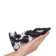 Load image into Gallery viewer, FAAK New large anal plug yellow dragon erotic design twist octopus leg textured silicone suck animal dildo sex toys for women