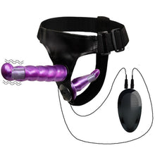 Load image into Gallery viewer, Double Penis Realistic Ultra Elastic Harness Belt Strap On
