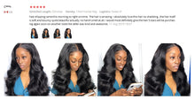 Load image into Gallery viewer, 40/30 inch Human Hair Body Wave Lace Front