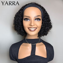 Load image into Gallery viewer, Brazilian Kinky Curly Headband Human Hair Wig