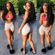 Load image into Gallery viewer, Bob Long Deep Frontal Brazilian Wet And Wavy 13x4 Lace