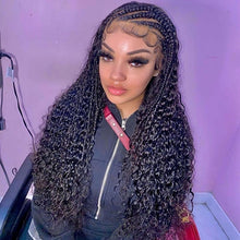 Load image into Gallery viewer, Bob Long Deep Frontal Brazilian Wet And Wavy 13x4 Lace