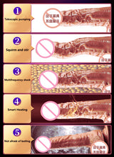 Load image into Gallery viewer, Telescopic Thrusting Dildo