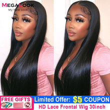 Load image into Gallery viewer, 30 Inch Peruvian Straight Human Hair Lace