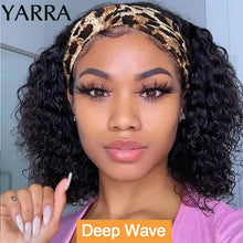 Load image into Gallery viewer, Brazilian Kinky Curly Headband Human Hair Wig