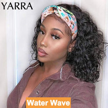 Load image into Gallery viewer, Brazilian Kinky Curly Headband Human Hair Wig