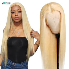 Load image into Gallery viewer, 30inch 613 Blonde Lace Front Straight Human Hair