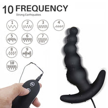 Load image into Gallery viewer, 10 Frequency Vibrating Prostate Massager Waterproof Powerful Wired
