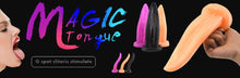 Load image into Gallery viewer, realistic tongue butt plug g-spot stimulate