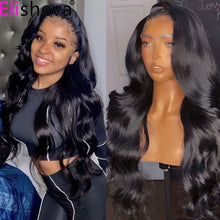 Load image into Gallery viewer, 1B 30 Body Wave Lace Front Wig Human Hair