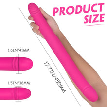 Load image into Gallery viewer, Electric Pulse Double Motor Long Dildo Automatic Thrust Vibrator