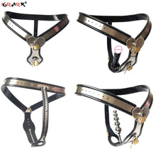 Load image into Gallery viewer, Stainless Steel Chastity Belt Cage Metal Lock Device Panties