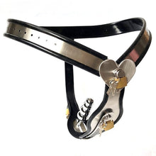 Load image into Gallery viewer, Stainless Steel Chastity Belt Cage Metal Lock Device Panties