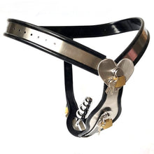 Load image into Gallery viewer, Stainless Steel Chastity Belt Cage Metal Lock Device Panties