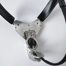 Load image into Gallery viewer, Male Chastity Belt Panty With Anal Beads Plug