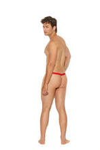 Load image into Gallery viewer, Men’s Striped Mesh G-string Pouch
