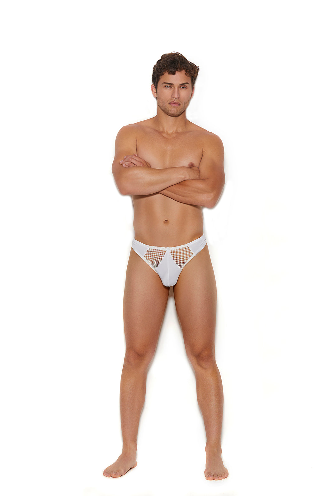 Men’s Fishnet and Lycra Thong