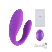 Load image into Gallery viewer, Quiet Dual Motor U Shape G Spot Wireless Remote Control
