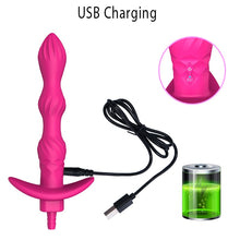 Load image into Gallery viewer, New Anal Beads Butt Plug Vibrator for Men &amp; Female
