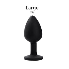 Load image into Gallery viewer, Black Bullet Anal Plug Unisex
