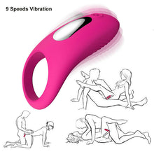 Load image into Gallery viewer, Silicone Powerful Vibration Penis Rings Chastity  For Couples
