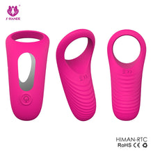 Load image into Gallery viewer, Silicone Powerful Vibration Penis Rings Chastity  For Couples
